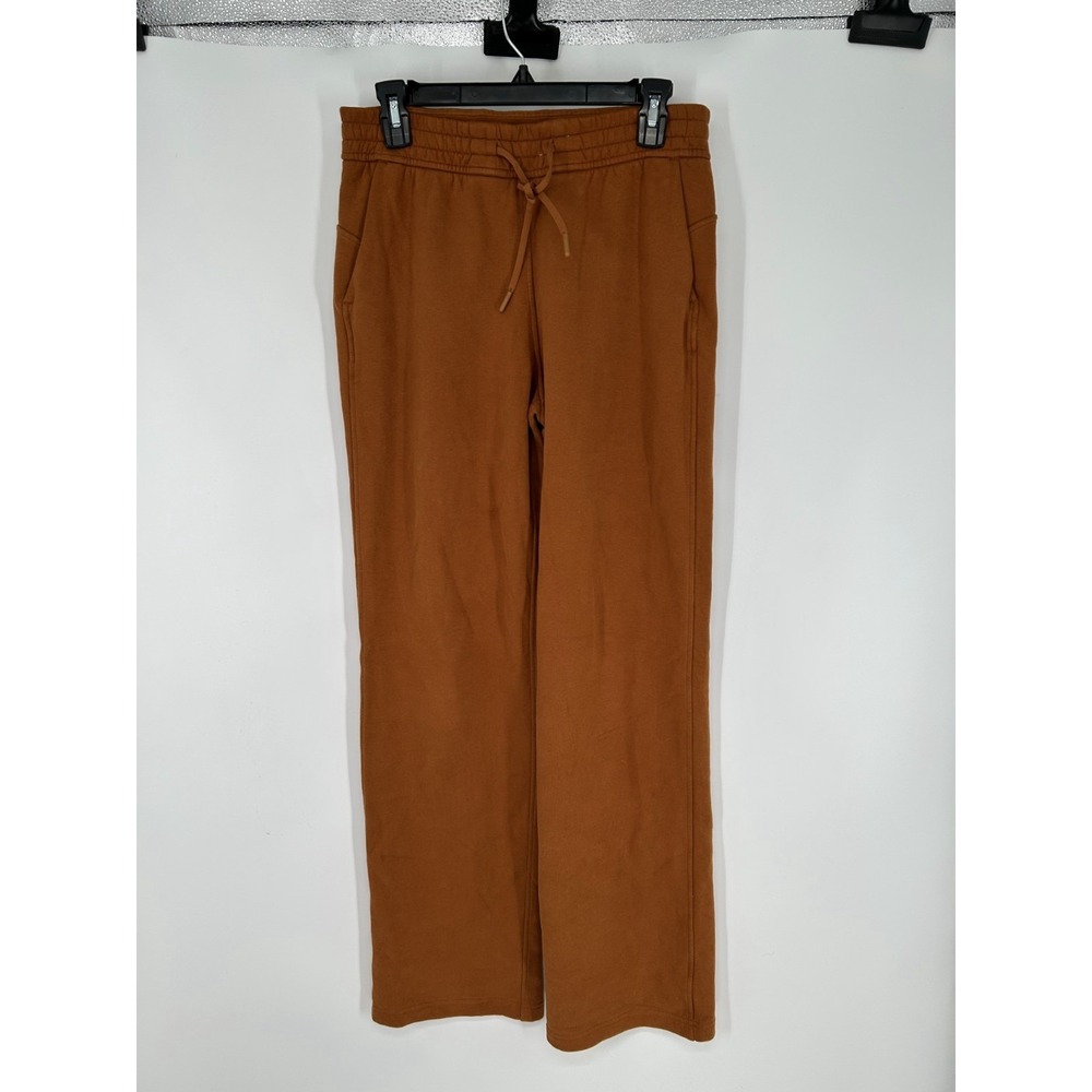 Lululemon Loungeful Straight Leg Pant Butternut Brown Sweatpants‎ Baggy W5EK3S 6